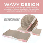 Corrugated Cardboard Cat Scratcher Lounge