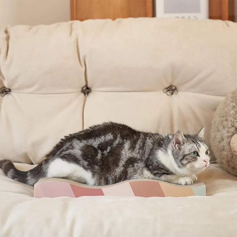 Corrugated Cardboard Cat Scratcher Lounge