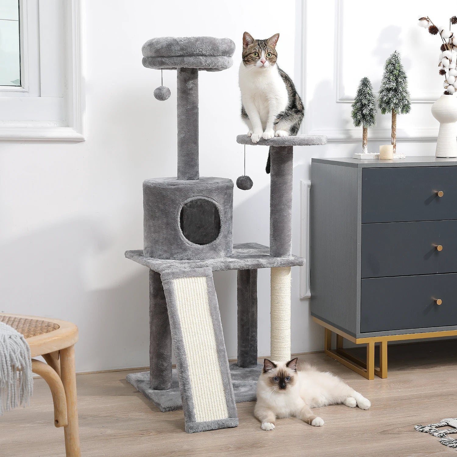 Multi-Level Cat Tree Tower