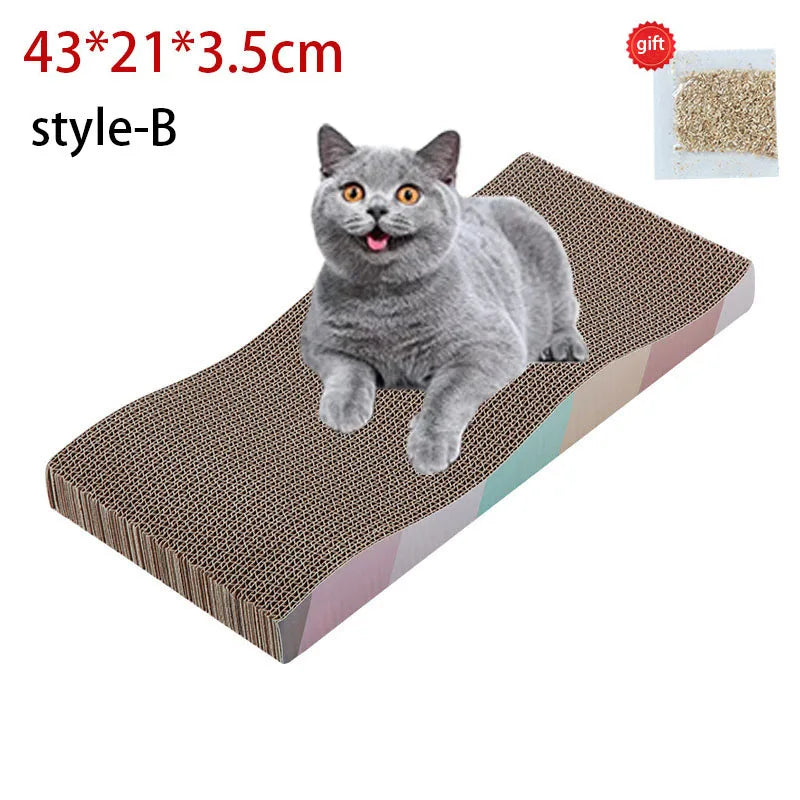 Corrugated Cardboard Cat Scratcher Lounge