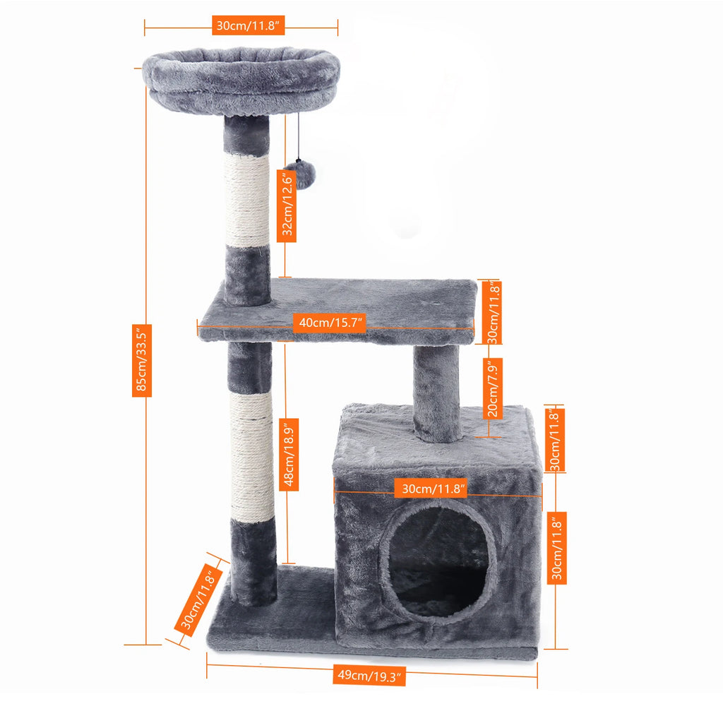 Multi-Level Cat Tree Tower