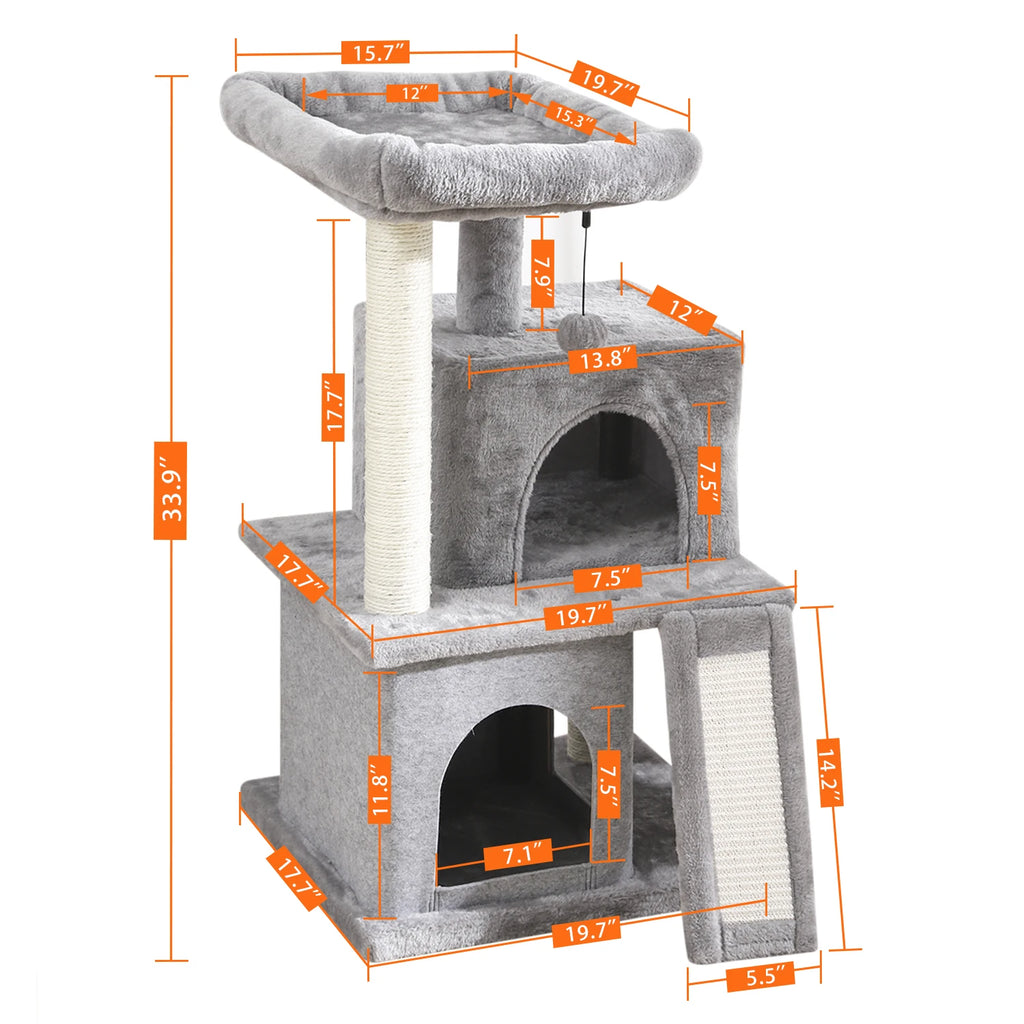 Multi-Level Cat Tree Tower