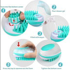2-in-1 Pet Bath & Massage Brush