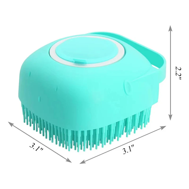 2-in-1 Pet Bath & Massage Brush