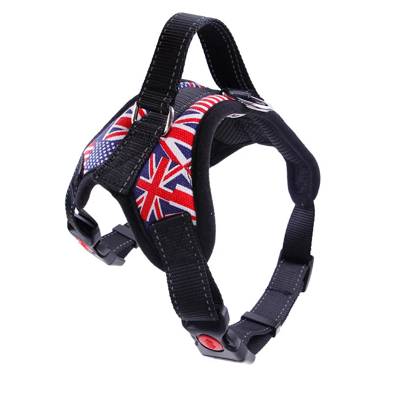 Heavy-Duty Adjustable Nylon Dog Harness