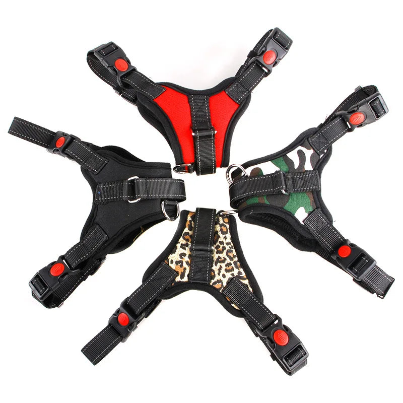 Heavy-Duty Adjustable Nylon Dog Harness