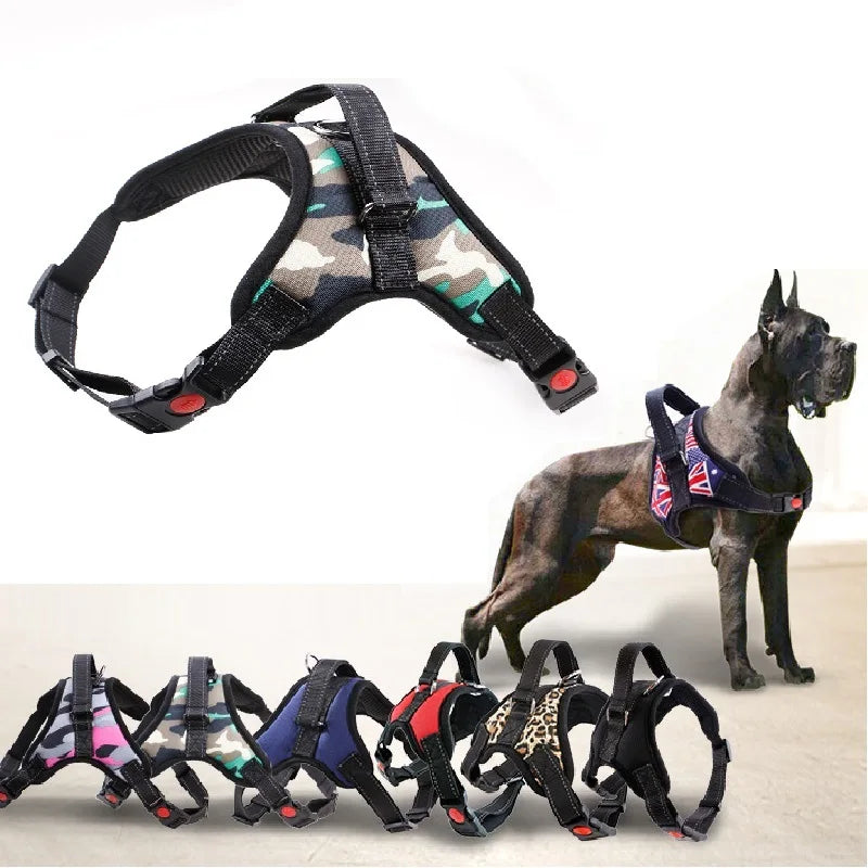 Heavy-Duty Adjustable Nylon Dog Harness