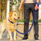 Double Strand Rope Dog Leash & Collar Set