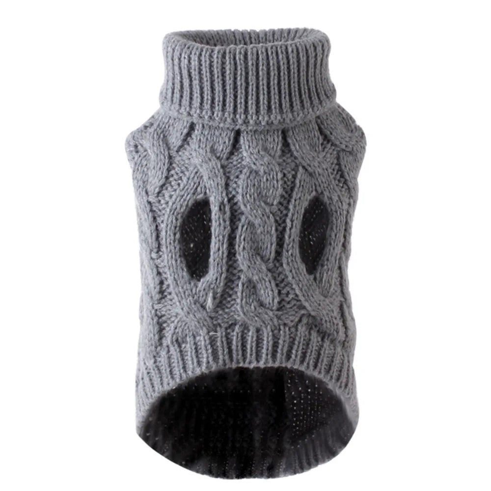Winter Knitted Dog Sweater