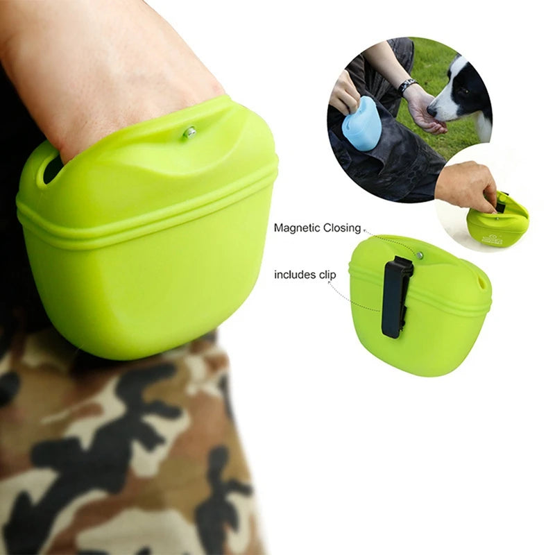 Portable Silicone Pet Treat Bag