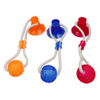 Suction Cup Dog Toy with TPR Ball