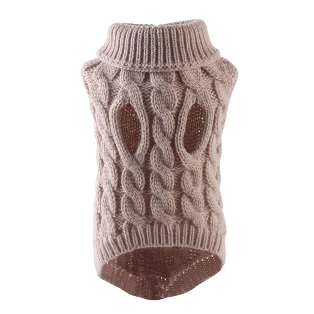 Winter Knitted Dog Sweater