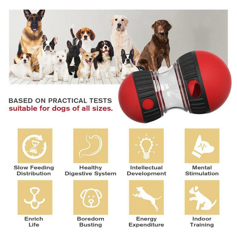 Interactive Dog Treat Dispenser Toy