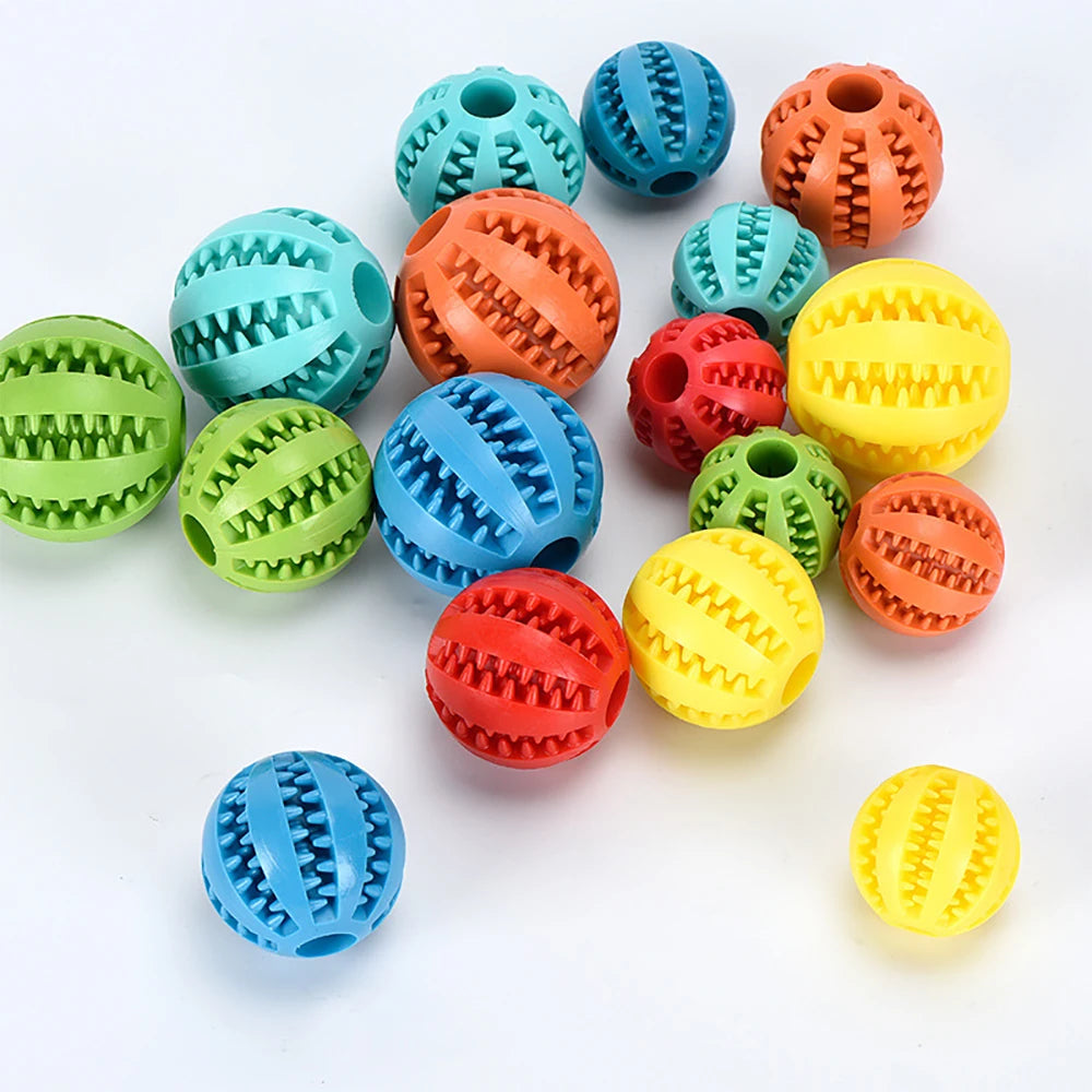 Interactive Rubber Dog Ball