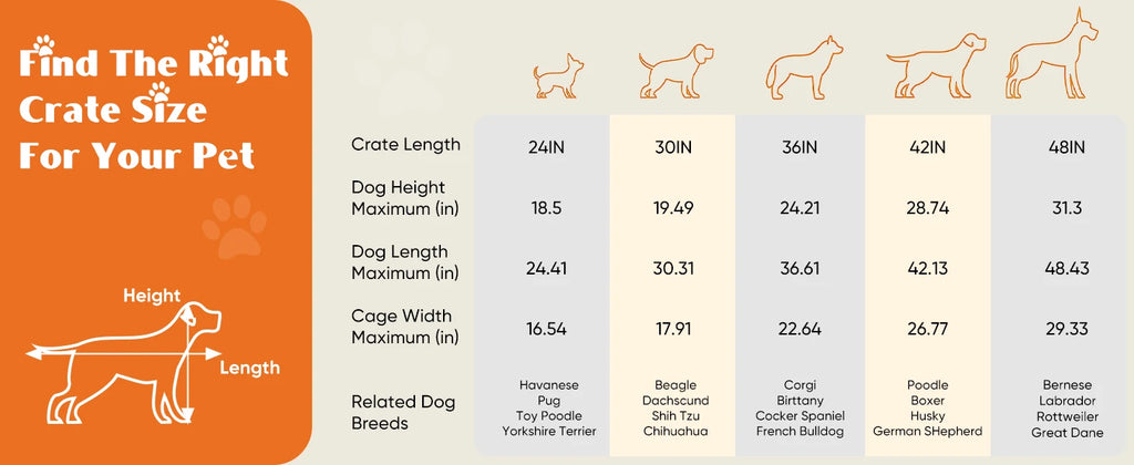 Heavy-Duty Folding Metal Dog Cage