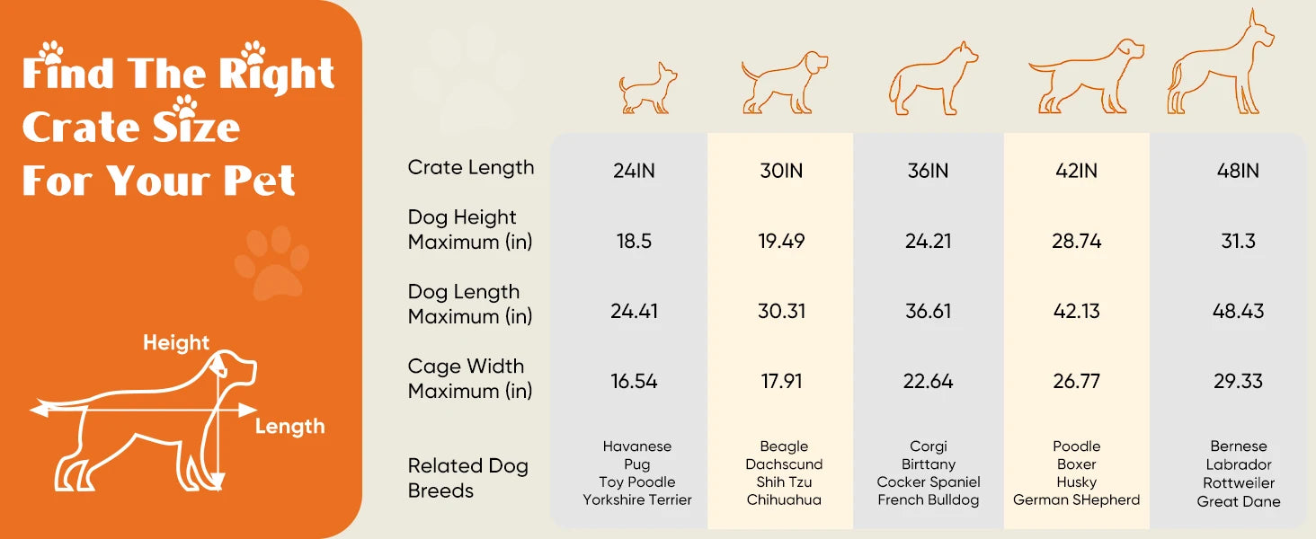 Heavy-Duty Folding Metal Dog Cage