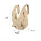Soft Quilted Pet Carrier Chest Bag