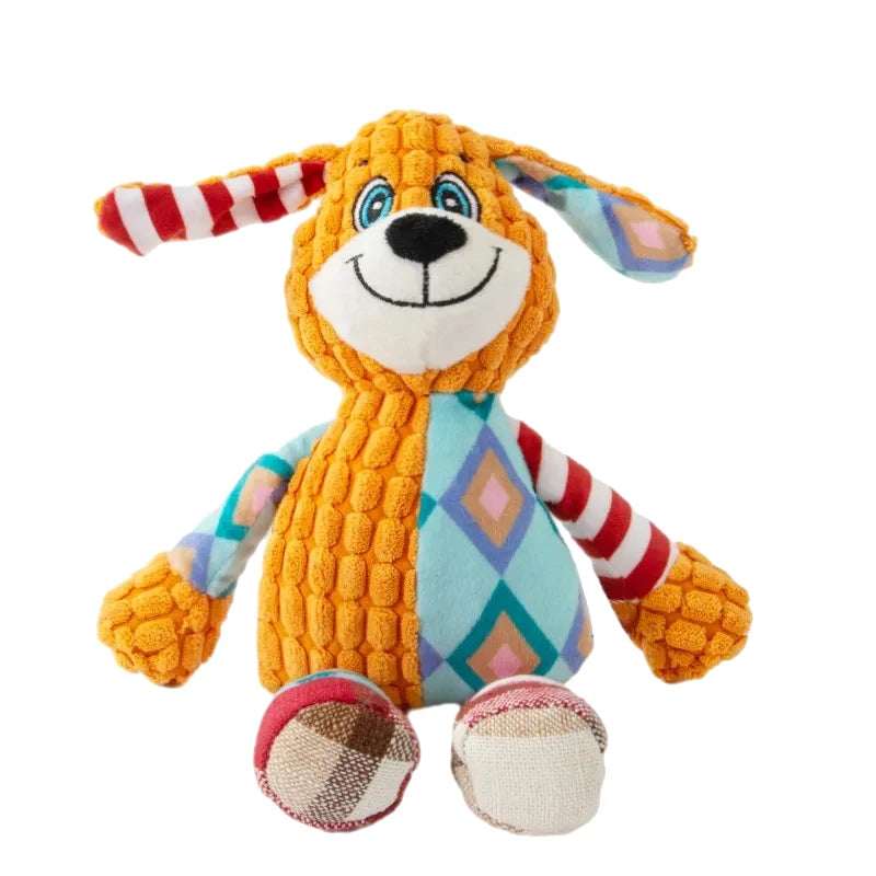 Squeaky Plush Animal Dog Toy