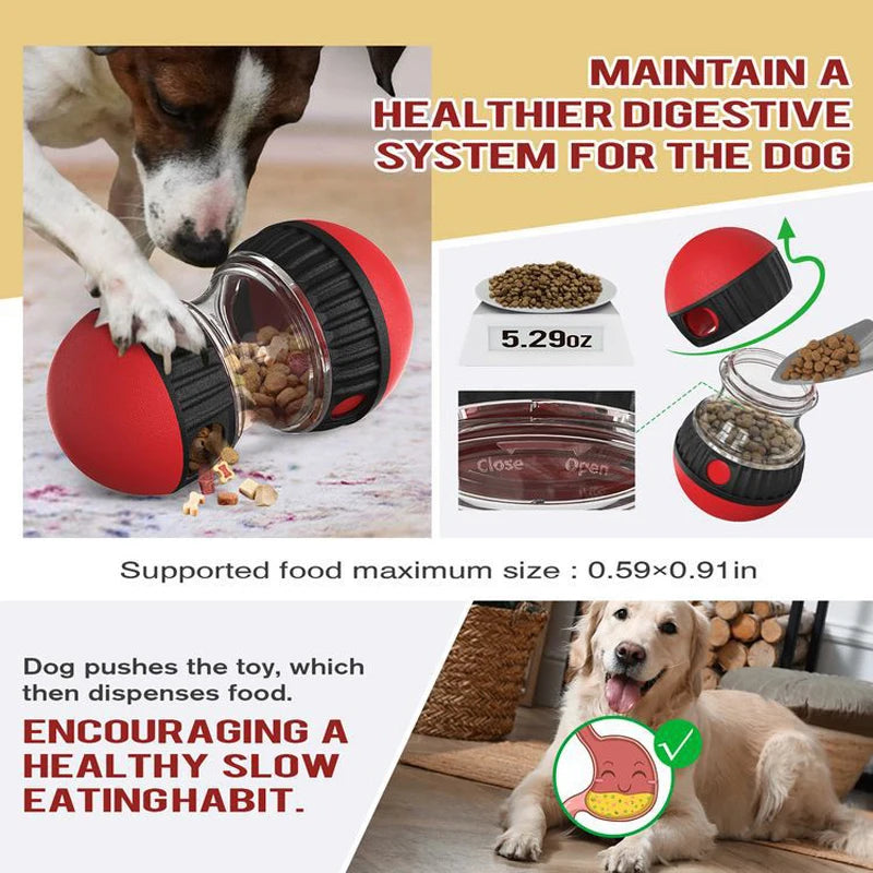 Interactive Dog Treat Dispenser Toy