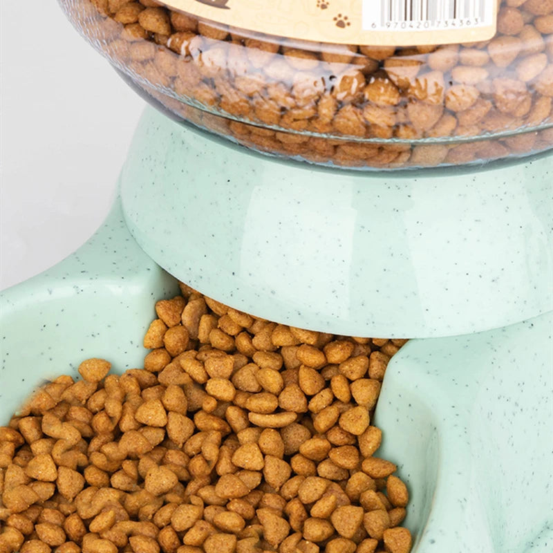 3.8L Capacity Automatic Pet Feeder & Water Dispenser