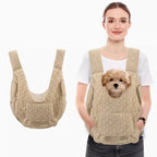 Soft Quilted Pet Carrier Chest Bag