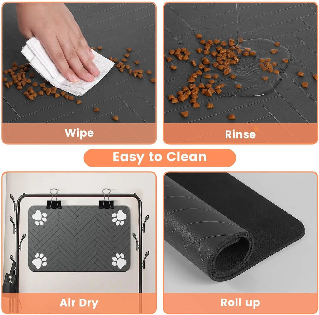 Pet Feeding Mat – Waterproof & Absorbent
