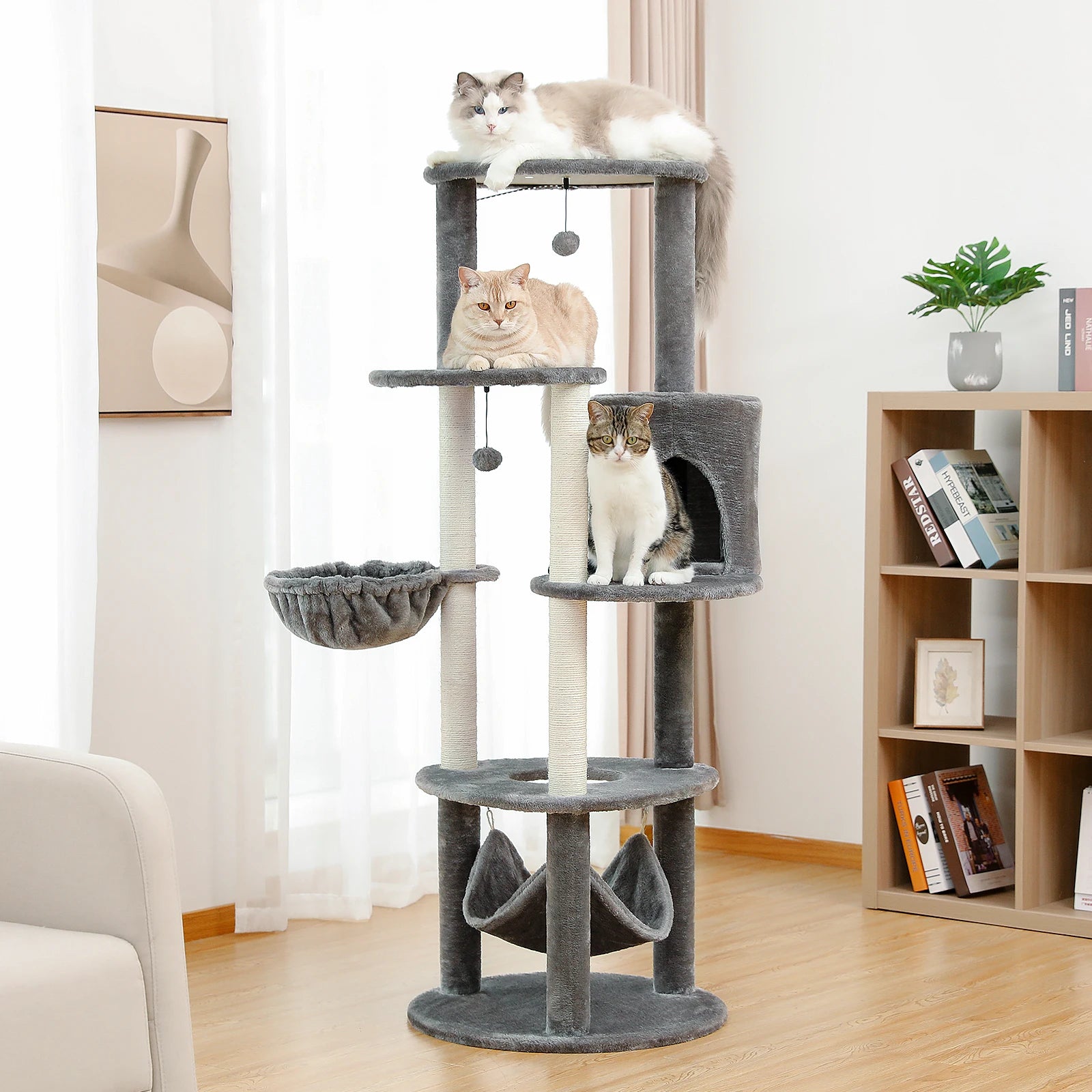 Multi-Level Cat Tree Tower