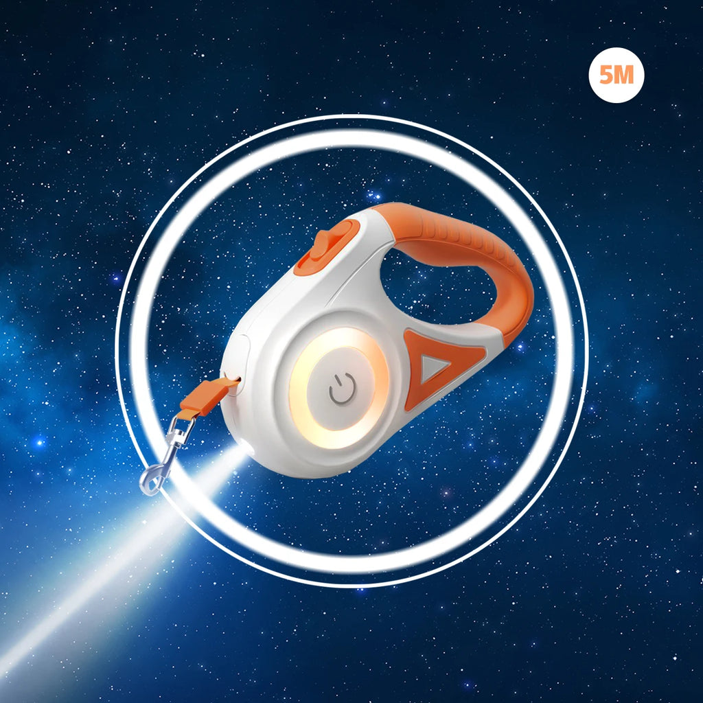 LED Retractable Pet Leash