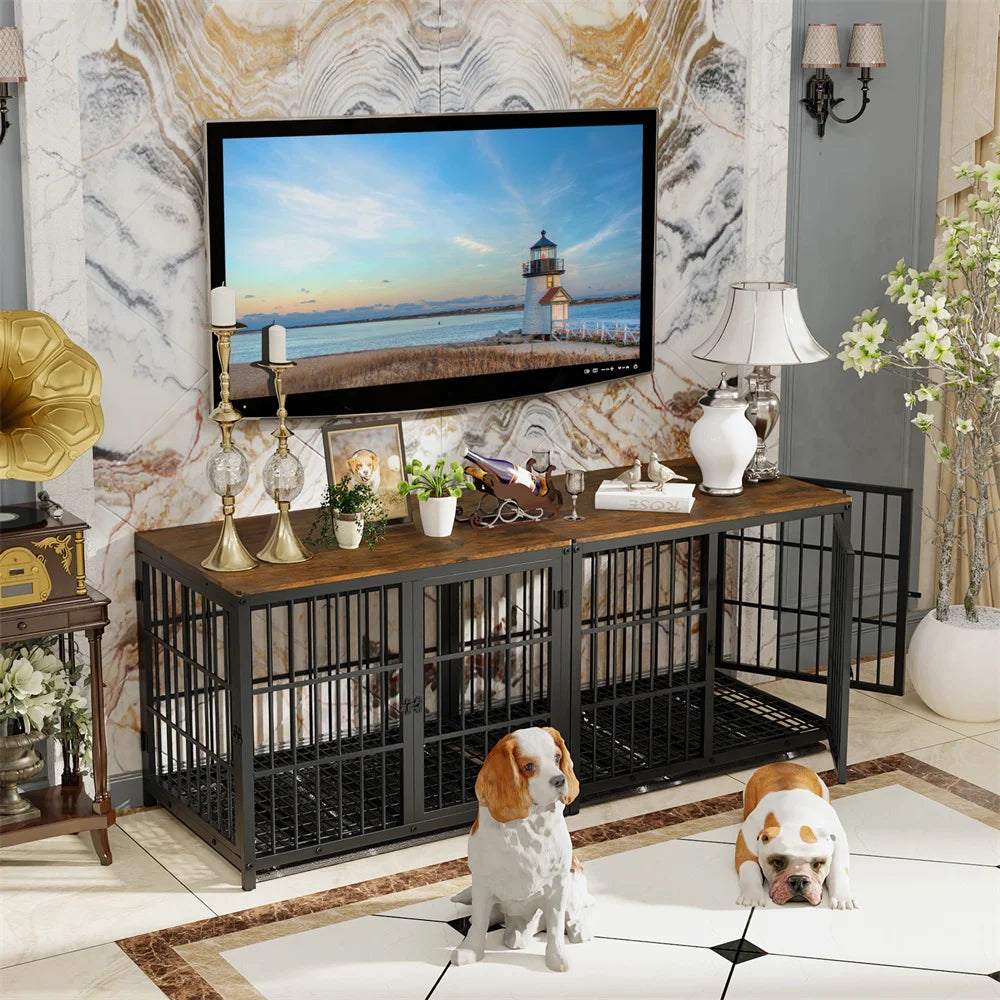 Luxury Wooden Dog Crate Furniture
