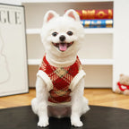 Winter Warm Plaid Dog Fleece Vest