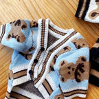 Luxury Teddy Bear Cardigan Sweater for Dogs & Cats