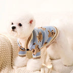 Luxury Teddy Bear Cardigan Sweater for Dogs & Cats