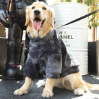 Lamb Wool Winter Coat for Large Dogs