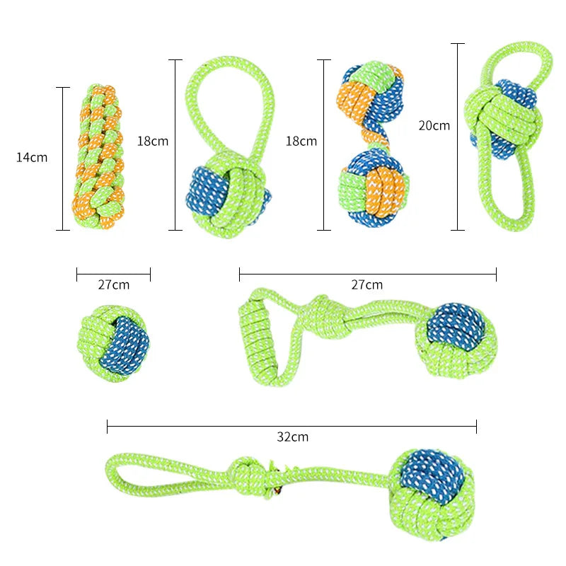 Dog Rope Toy Set
