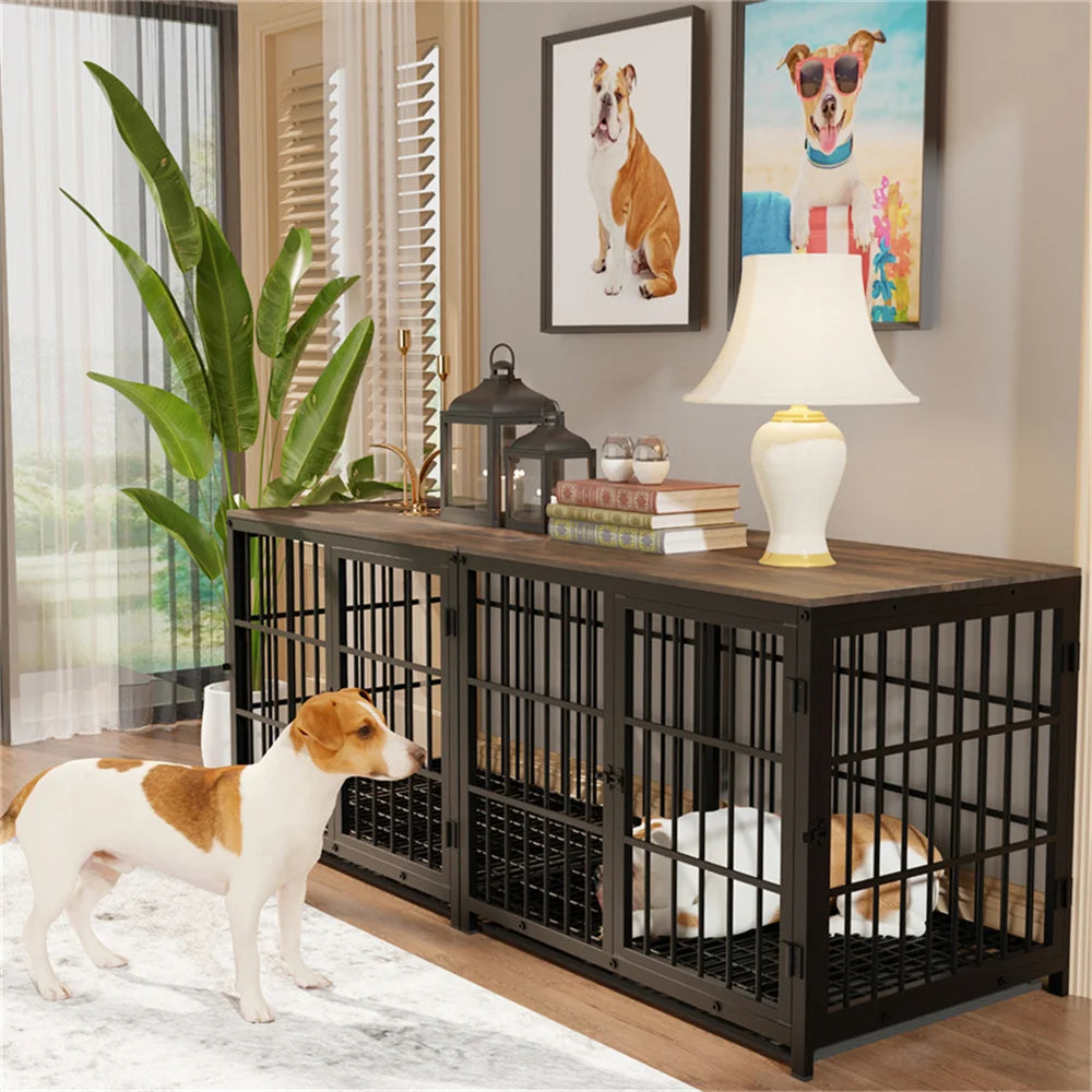 Luxury Wooden Dog Crate Furniture