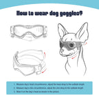 Dog Goggles with UV Protection