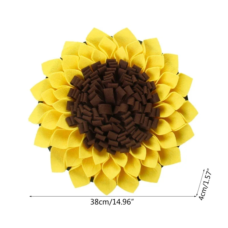 Sunflower Pet Snuffle Mat