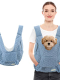 Soft Quilted Pet Carrier Chest Bag