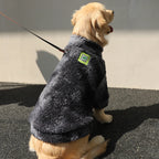 Lamb Wool Winter Coat for Large Dogs