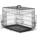 Heavy-Duty Folding Metal Dog Cage