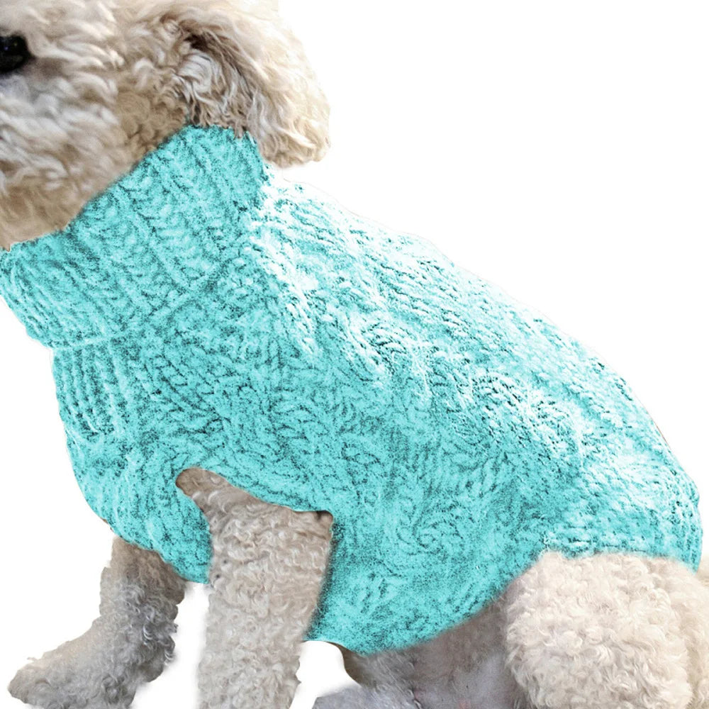 Winter Knitted Dog Sweater