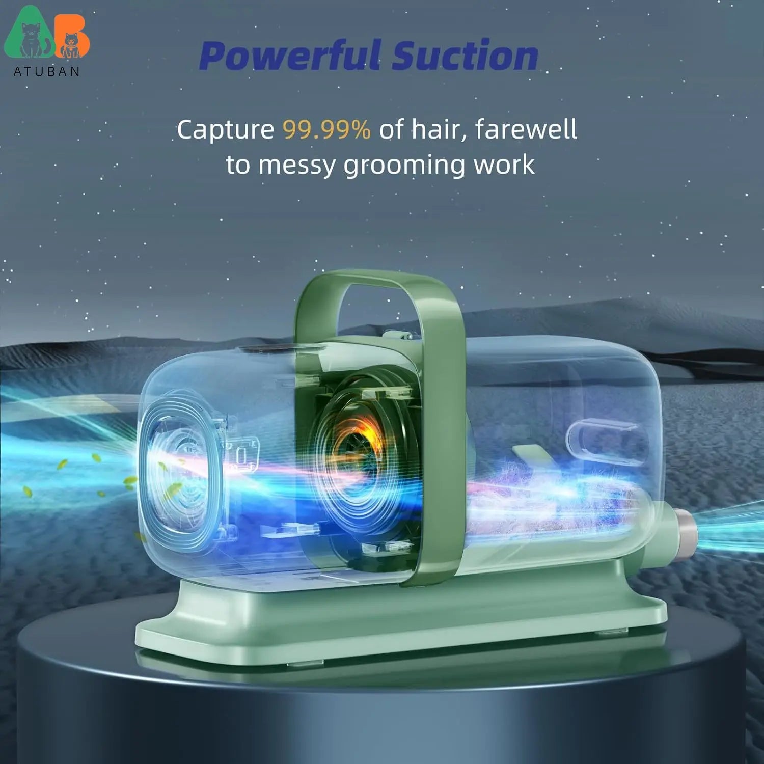 Pet Grooming Vacuum Kit