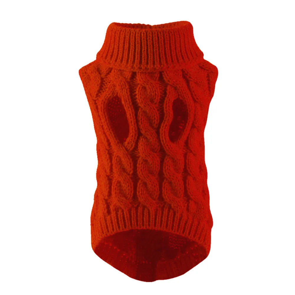 Winter Knitted Dog Sweater