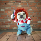 Scary Deadly Doll Dog Costume