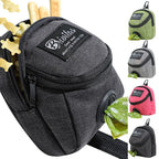Multifunctional Dog Treat Pouch with Poop Bag Dispenser