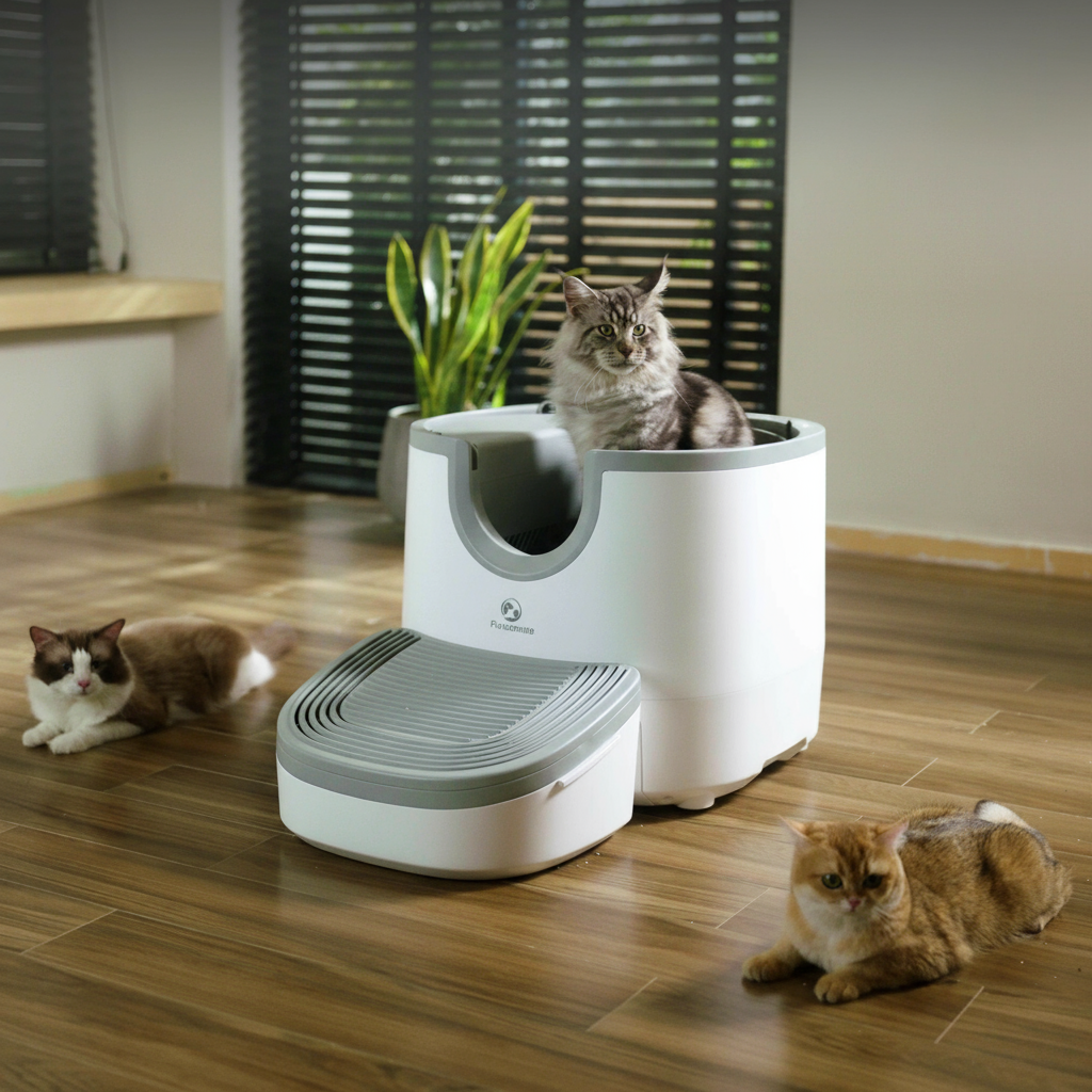 Furoomate Self-Cleaning Cat Litter Box