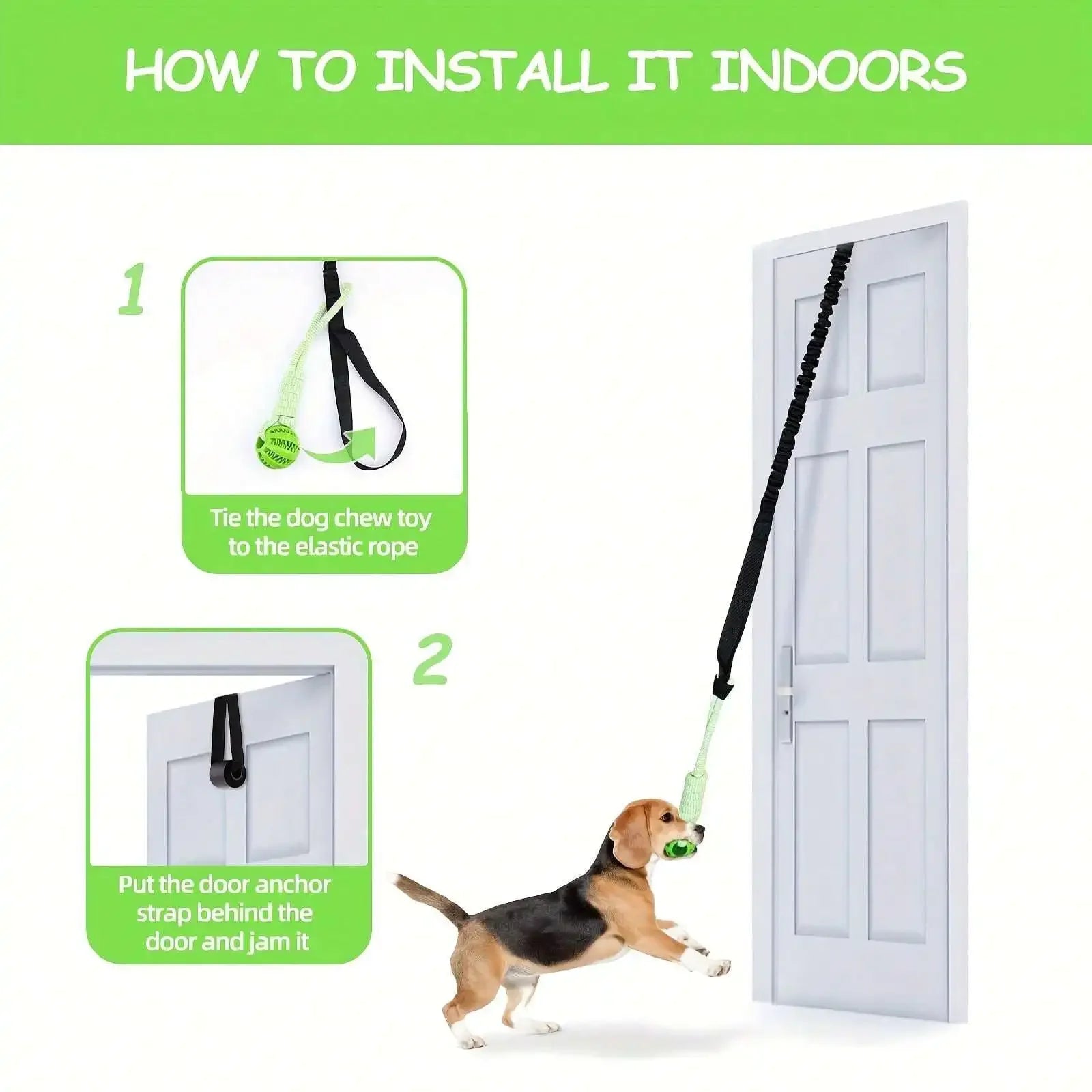 3PCS Bungee Rope & Ball Toys for Indoor & Outdoor Play