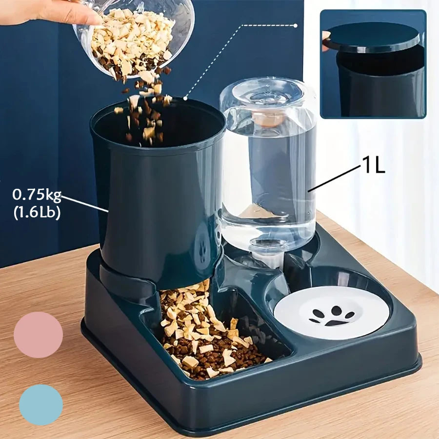 2-in-1 Automatic Cat & Dog Feeder