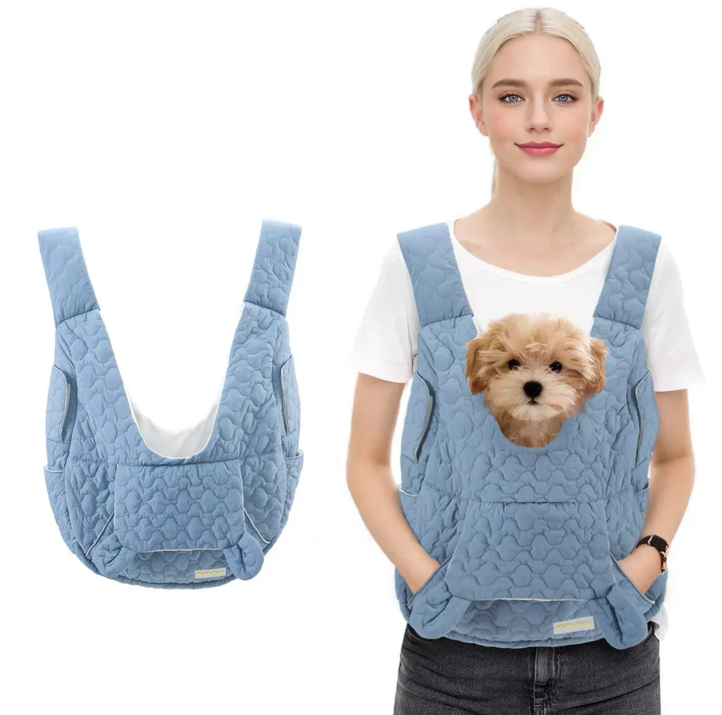 Soft Quilted Pet Carrier Chest Bag