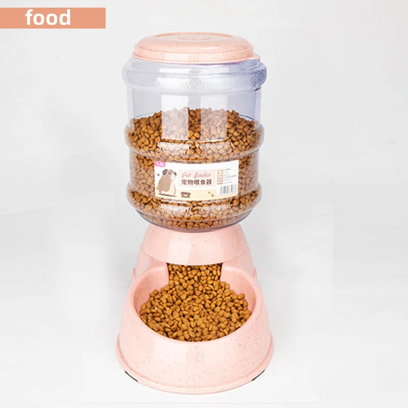 3.8L Capacity Automatic Pet Feeder & Water Dispenser